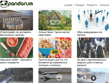 Tablet Screenshot of pandorum.net